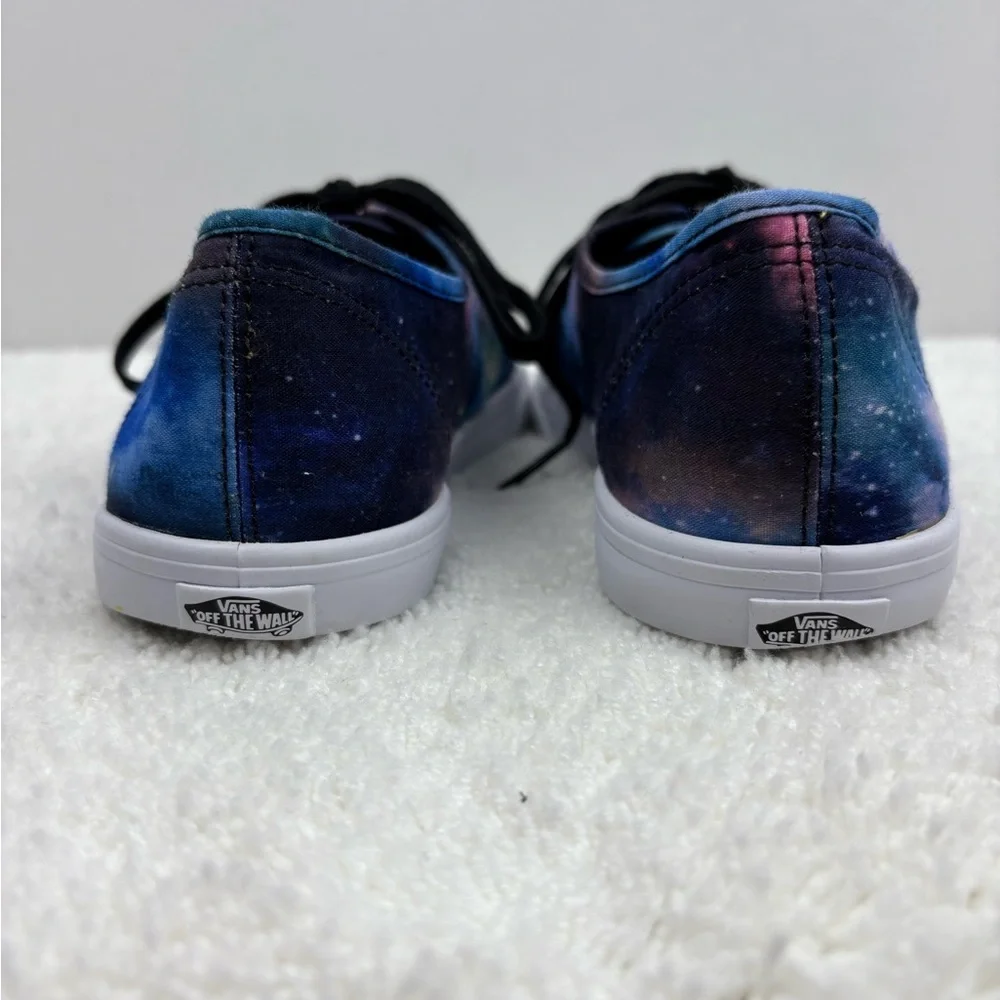 Vans Lo Pro Sneakers in Purple and Blue “Cosmic Galaxy” Print on Canvas
